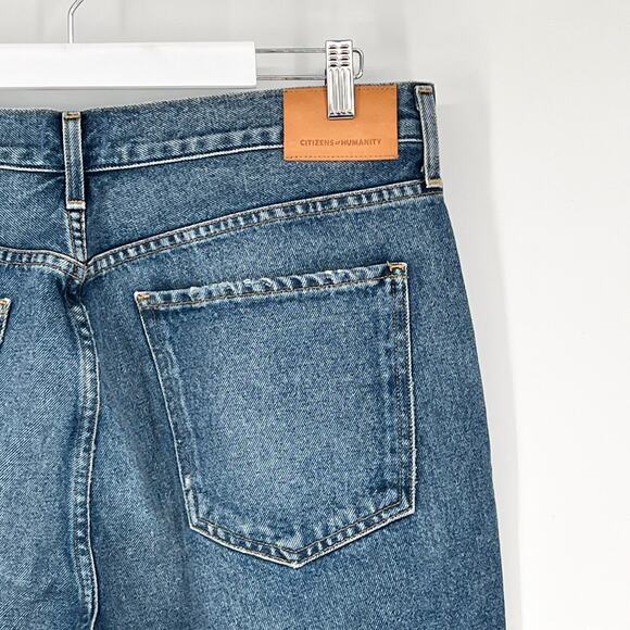 Citizens of Humanity Libby Relaxed Bootcut Jeans Women’s Size 33 Distressed - Picture 8 of 9